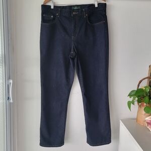 Lauren Ralph Lauren Jeans Co. Blue Classic Straight Jeans  Size 14